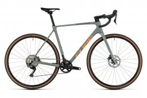 Шоссейный велосипед Cube Cross race c:62 pro - 28 дюймов - diamant, grau | swampgrey´n´orange
