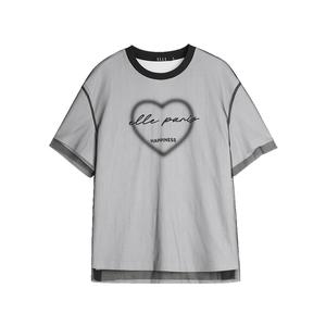 ELLE Футболка Women's Black White