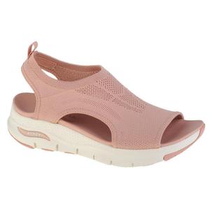 Женские сандалии Skechers, цвет pink/brown