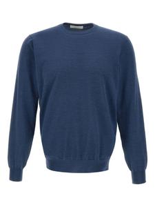 Свитер с круглым вырезом Filippo De Laurentiis, синий