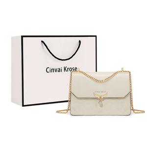 Сумка через плечо CinvaiKrose, Экрю и Светло-голубой