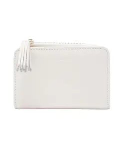 Маленький кошелек с кисточкой Coccinelle, белый