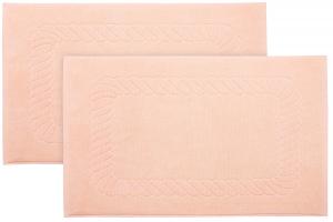 Коврик для ванной, набор из 2 шт Zollner, оранжевый