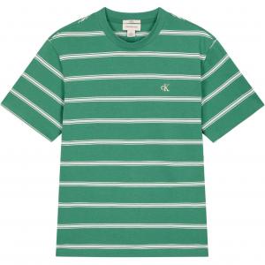 Calvin Klein Футболка мужская зеленая Crew Neck