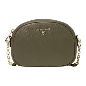 MICHAEL KORS Сумка через плечо Jet Set Charm из галечной кожи для женщин Olive Green
