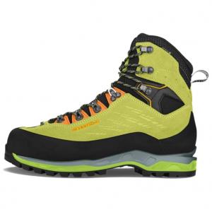 Lowa Мужские высокие альпинистские ботинки Cevedale II GTX с противоскользящей и износостойкой подошвой, зелено-черный