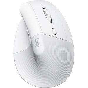 Вертикальная эргономичная беспроводная мышь Logitech Lift для Mac (белая с оттенком)