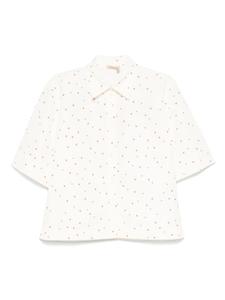 Рубашка с принтом в виде сердца Stella Nova, белый