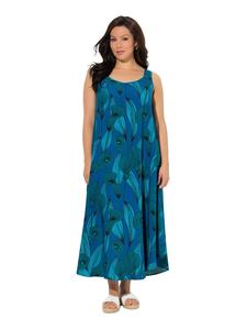 Ulla Popken Платье цвета китового синего