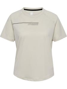 Футболка Hummel Hmlcourt Paddle Tennis женская, светло-серого цвета Hummel