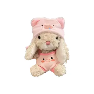 Плюшевая кукла Little Rabbit высотой 15 см Jinnew