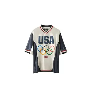 Team Usa Faille Jersey Warmup Shirt KITH, белый