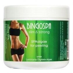 Водорослевый пилинг с мочевиной и водорослями Ламинария 600г BINGOSPA SLIM&STRONG SPA