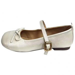 Туфли Мэри Джейн на массивном каблуке для женщин WUJI, Beige