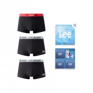 Edge Color 3.0 трусы подарочные наборы мужские 3 шт Lee, черный