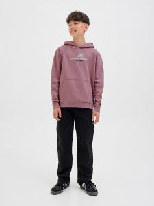 JACK & JONES Junior Худи с изображением животного фиолетового цвета