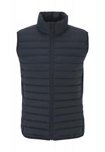 Жилет стеганый, воротник стойка, карманы на молнии, мужской Galeria, черный