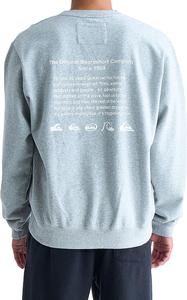 Мужская толстовка QUIKSILVER с историческим принтом, свободного кроя и круглым вырезом