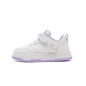 Легкие амортизирующие низкие детские кроссовки для скейтбординга WARRIOR, белый/фиолетовый