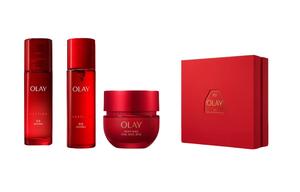 Olay Набор для ухода за кожей Red Bottle лифтинг успокаивающий увлажняющий 150мл+100мл+50г