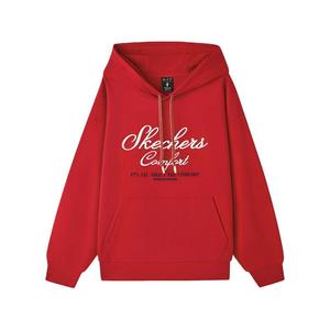 Skechers Толстовка унисекс, ягодный красный цвет