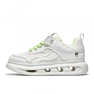 Дышащие легкие повседневные низкие туфли для увеличения роста унисекс MOERBAI, бело-синие