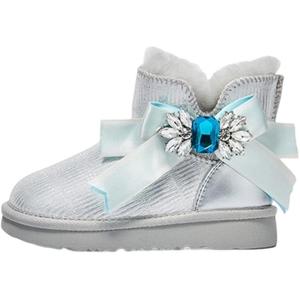 Теплые детские сапоги с низким голенищем для девочек FAIRWHALE, Snow Elf