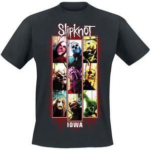 Футболка Slipknot Iowa Band Splatter, черный