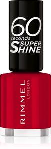 Лак для ногтей Rimmel 60 Seconds Super Shine, 313 Feisty Red 8 ml
