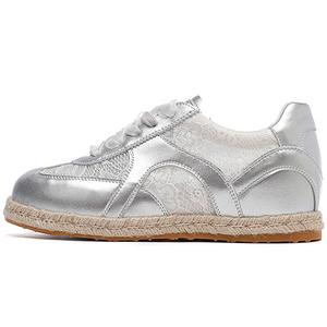 Дышащие низкие повседневные туфли для увеличения роста для женщин ST&SAT, Beige