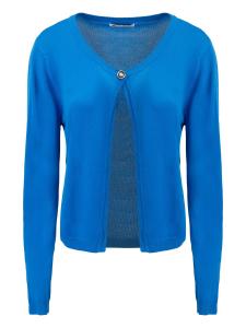 Influencer Кардиган из трикотажа в цвете лазурный