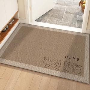 Budis Ковер 100х200 см, входной, современный минимализм, утолщенный противоскользящий, Happy Meow Meow