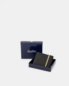 Кожаная визитница и кошелек Dustin, черный