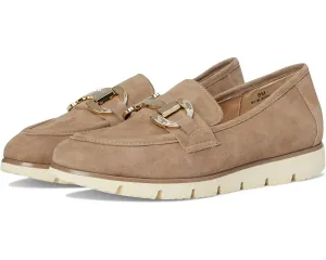 Женские замшевые балетки Jards бежевого цвета Vaneli