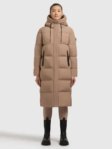 Зимнее пальто coulin матовое Khujo, Cookie Beige