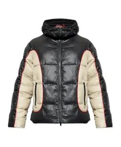 Пуховая куртка с капюшоном W-Ostend Diesel, черный