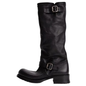 Prada Женские сапоги до колена, 5 см, черный