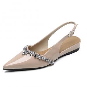 NTOZE Женские повседневные туфли-лодочки абрикосовые, цвет Apricot