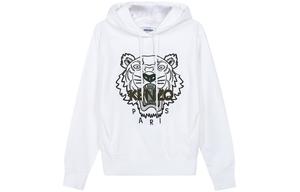 Толстовка с вышивкой тигра KENZO, белая