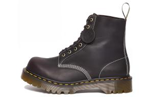 Dr.Martens Ботинки Dr. Martens 1460 Pascal Phoenix из кожи со шнуровкой, цвет «угольно-серый»