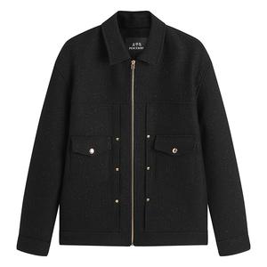 Пиджак с лацканами мужской PEACEBIRD MEN, черный, batch 1