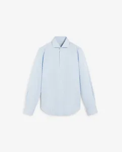 Мужская рубашка с длинным рукавом из хлопка Scalpers, синий/белый