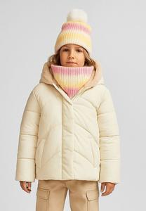 Зимняя куртка MINOTI PADDED HOODED FLUFFY LINED, Stone