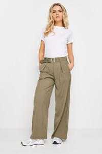 Широкие брюки с поясом Pixiegirl Petite, коричневый