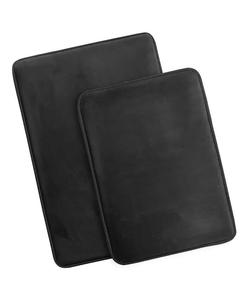 Набор из 2 ультрамягких нескользящих плюшевых ковриков для ванной из пены с эффектом памяти - маленький и большой Clara Clark, черный