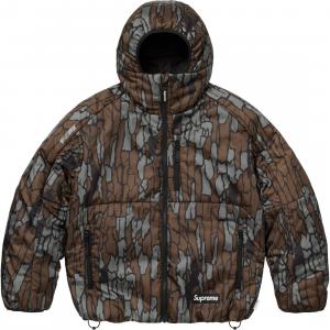 Supreme Утеплённая ветрозащитная куртка с капюшоном, Camouflage/Mossy Oak® Trebark® Camo