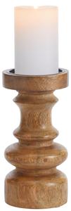 Подсвечник Ambia Home коричневый манговое дерево диаметр/высота: 10/20 см