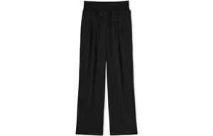 Широкие брюки с двойной талией MSGM, черный