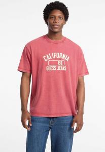 Футболка Guess Jeans FRONTPRINT, Rot/Red