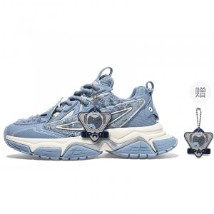 SK.TRIP Антискользящие и износостойкие легкие утепленные низкие массивные кроссовки унисекс Jet Black+Giveaway, цвет Jet Black+Giveaway